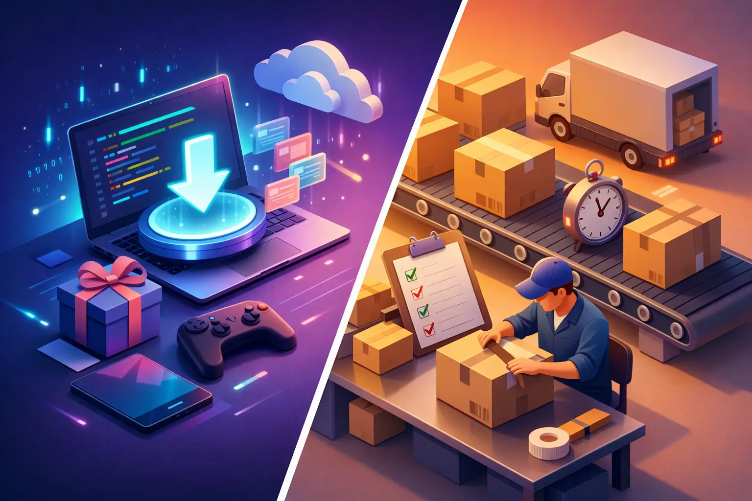 Instant Code Delivery Versus Manual Fulfillment