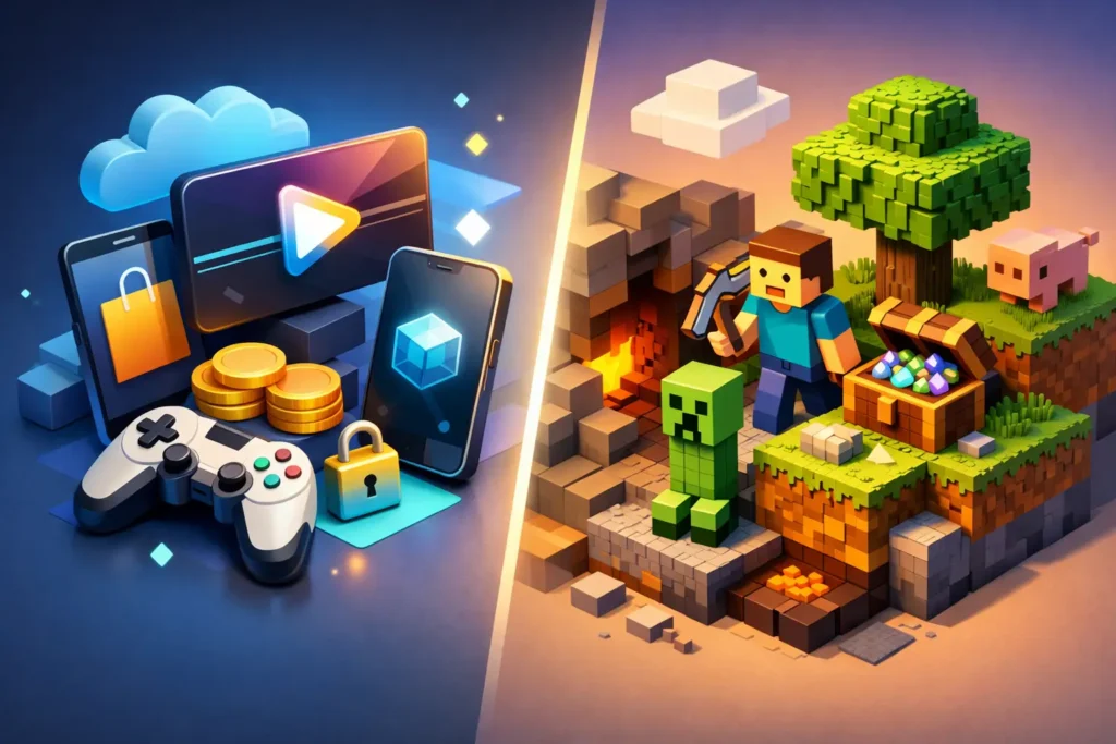 Digital Codes vs Minecraft Accounts Explained