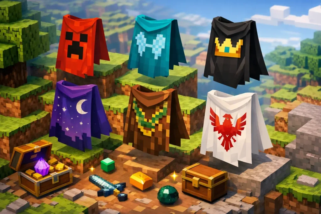 Every Minecraft Cape and What Makes It Rare