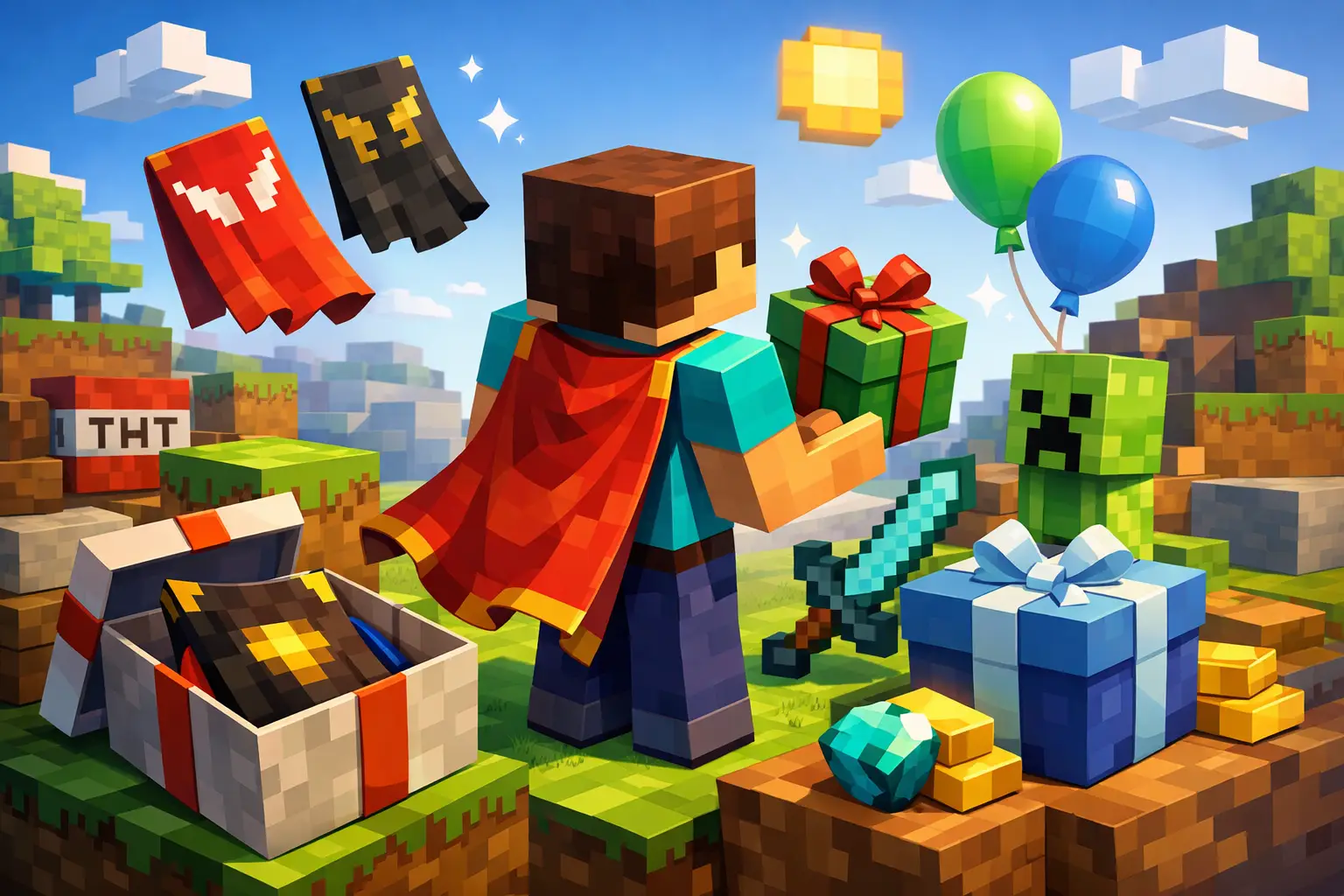 Minecraft Gifting: Give a Cape They'll Keep
